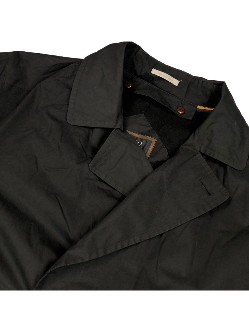 Sanyo Women's Double-Breasted Belted Coat Black • Size MEDIUM